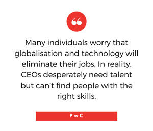 PwC quote for article about 20th CEO survey
