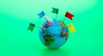 globe-flags-stock-image