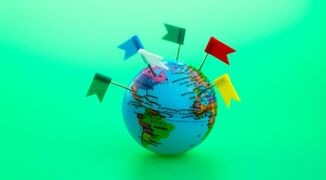 globe-flags-stock-image